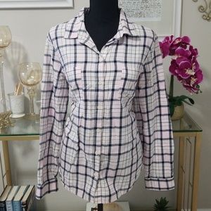 **SOLD**Plaid Button Down Shirt